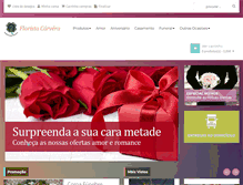 Tablet Screenshot of floristacarvera.com